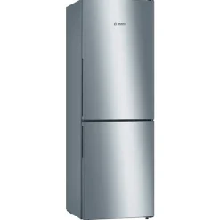 Bosch KGV33VLEAG Serie 4 Free-standing fridge-freezer with freezer at bottom 176 x 60 cm Inox-look