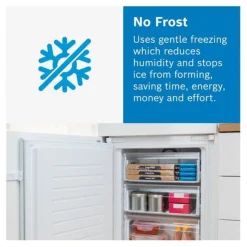 Bosch KIN85NSE0G Series 2 Frost Free Integrated Fridge Freezer White