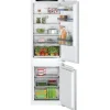 Bosch KIN86VFE0G Series 4 Frost Free Built In Fridge Freezer with Flat Hinge White