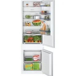 Bosch KIV87VSE0G Serie 4 Built-in fridge-freezer with freezer at bottom 177.2 x 54.1 cm sliding hinge