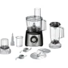 Bosch MCM3501MGB MultiTalent 3 Compact 800W Food Processor Black and Stainless Steel