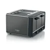Bosch TAT5P445GB 4 Slice Toaster In Anthracite
