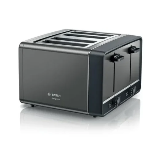 Bosch TAT5P445GB 4 Slice Toaster In Anthracite