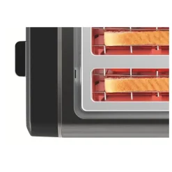 Bosch TAT5P445GB 4 Slice Toaster In Anthracite
