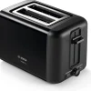 Bosch TAT3P423GB DesignLine 2 Slice Toaster Black
