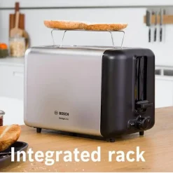 Bosch TAT3P420GB DesignLine 2 Slice Toaster Stainless Steel