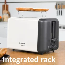 Bosch TAT3P421GB DesignLine 2 Slice Toaster White