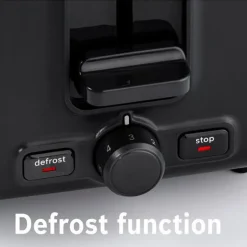 Bosch TAT3P420GB DesignLine 2 Slice Toaster Stainless Steel