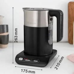 Bosch TWK8633GB Styline Cordless Kettle Black