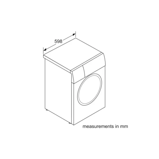 Bosch WGB256A1GB Series 8 i-DOS WiFi enabled 10 kg 1400 Spin Washing Machine White