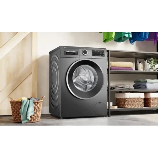 Bosch WGG244FCGB Series 6 i-Dos 9kg 1400 Spin Freestanding Front Loader Washing Machine Grey