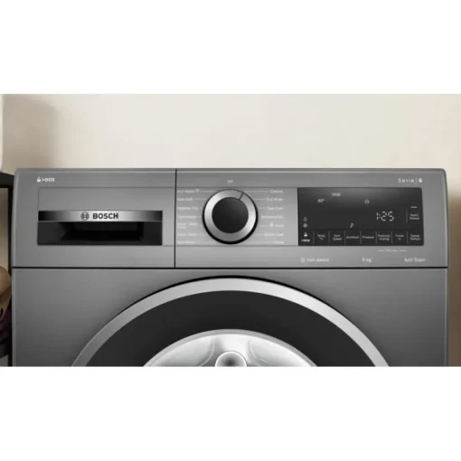 Bosch WGG244FCGB Series 6 i-Dos 9kg 1400 Spin Freestanding Front Loader Washing Machine Grey