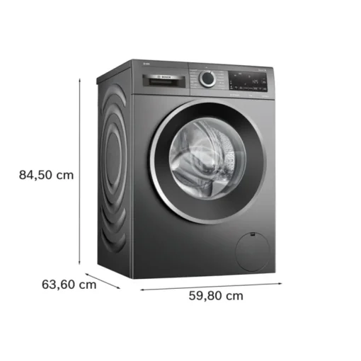 Bosch WGG244FCGB Series 6 i-Dos 9kg 1400 Spin Freestanding Front Loader Washing Machine Grey