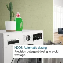 Bosch WGG244FCGB Series 6 i-Dos 9kg 1400 Spin Freestanding Front Loader Washing Machine Grey