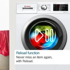 Bosch WGG244FCGB Series 6 i-Dos 9kg 1400 Spin Freestanding Front Loader Washing Machine Grey