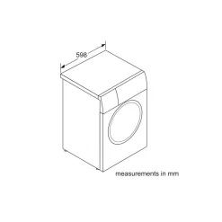 Bosch WGG244FCGB Series 6 i-Dos 9kg 1400 Spin Freestanding Front Loader Washing Machine Grey