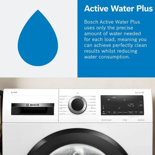 Bosch WGG24400GB Series 6 9kg 1400 Spin Washing Machine White