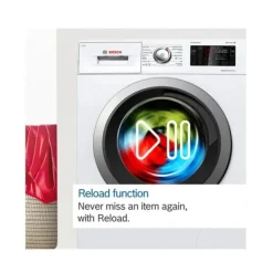 Bosch WIW28302GB Series 6 Integrated 8kg 1400 Spin Washing Machine White