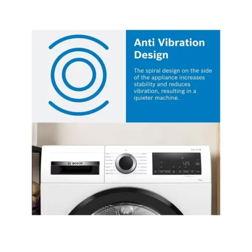 Bosch WPG23108GB Series 6 8kg Freestanding Condenser Tumble Dryer White