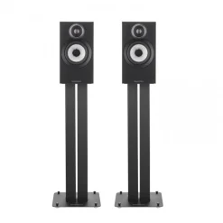 Bowers & Wilkins 607 S3 Bookshelf Speakers with FS-600 S3 Stands Black