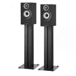 Bowers & Wilkins 607 S3 Bookshelf Speakers with FS-600 S3 Stands Black