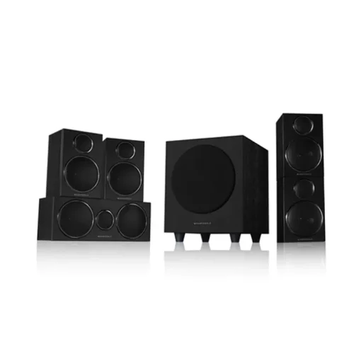DENON AVCX3800H 8K AV Receiver With Wharfedale DX3 HCP 5.1 Speaker Package Black