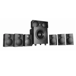 DENON AVCX3800H 8K AV Receiver With Wharfedale DX3 HCP 7.1 Speaker Package Black