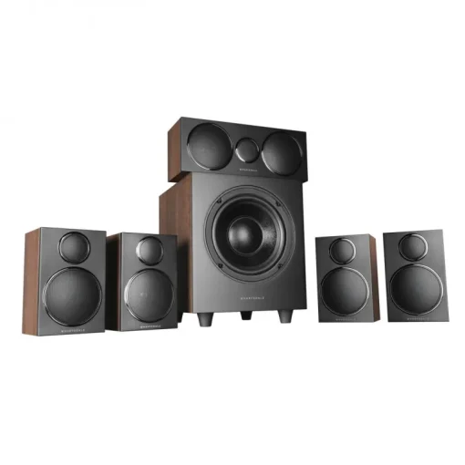 DENON AVCX3800H 8K AV Receiver With Wharfedale DX3 HCP 5.1 Speaker Package Walnut