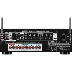 Denon AVRS670H 5.2 Ch 8K AV Receiver with Bowers and Wilkins 607 S3 5.1 Surround Sound Speaker Package Black