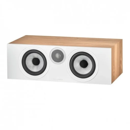 Denon AVRS670H 5.2 Ch 8K AV Receiver with Bowers and Wilkins 606 S3 5.1 Surround Sound Speaker Package Oak