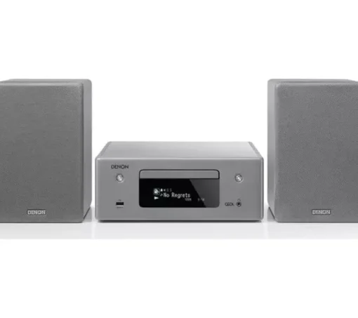 Denon CEOL N10 Receiver With SCN10 Speakers Bundle Grey