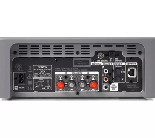 Denon CEOL N10 Receiver With SCN10 Speakers Bundle Grey