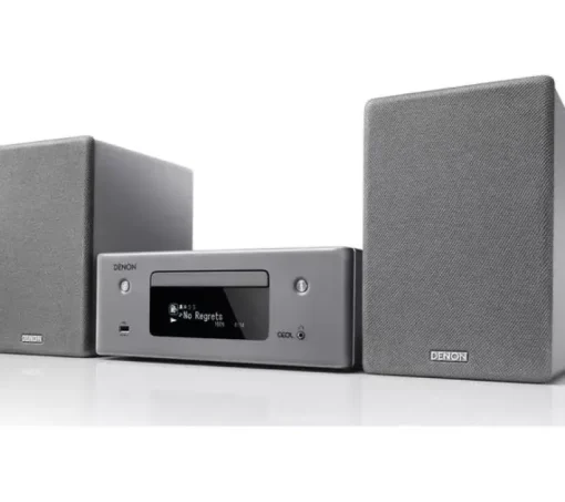 Denon CEOL N10 Receiver With SCN10 Speakers Bundle Grey