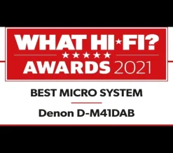 Denon DM41DAB DAB+ Mini HiFi System Black