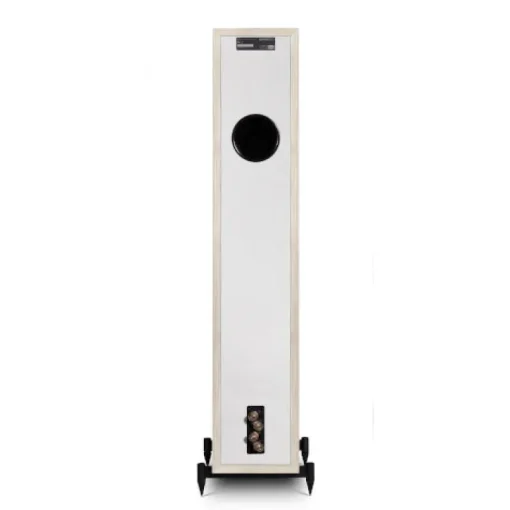 Denon RCD-N12DAB DAB+ All-In-One System White & Wharfedale Diamond 12.3 Floorstanding Speaker (Pair) Light Oak