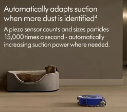Dyson 360 Vis Nav Robot Vacuum Cleaner Blue and Nickel 360VISNAV