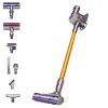 Dyson V8 Absolute Cordless Vacuum Cleaner upto 40 Minutes Run Time Silver Yellow Clearance V8ABS-2023
