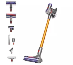 Dyson V8 Absolute Cordless Vacuum Cleaner upto 40 Minutes Run Time Silver Yellow Clearance V8ABS-2023