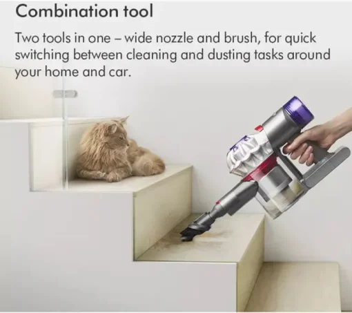 Dyson V8 Absolute Cordless Vacuum Cleaner upto 40 Minutes Run Time Silver Yellow Clearance V8ABS-2023