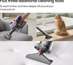 Dyson V8 Absolute Cordless Vacuum Cleaner upto 40 Minutes Run Time Silver Yellow Clearance V8ABS-2023
