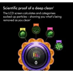 Dyson V12 Detect Absolute Cordless Stick Vacuum Cleaner Up To 60 Minutes Run Time - Yellow