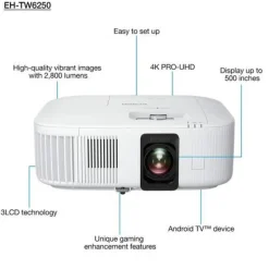 Epson EH-TW6250 4K PRO UHD Projector