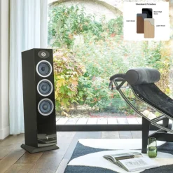 Focal Theva N2 Compact Floor Standing Speakers Pair Black