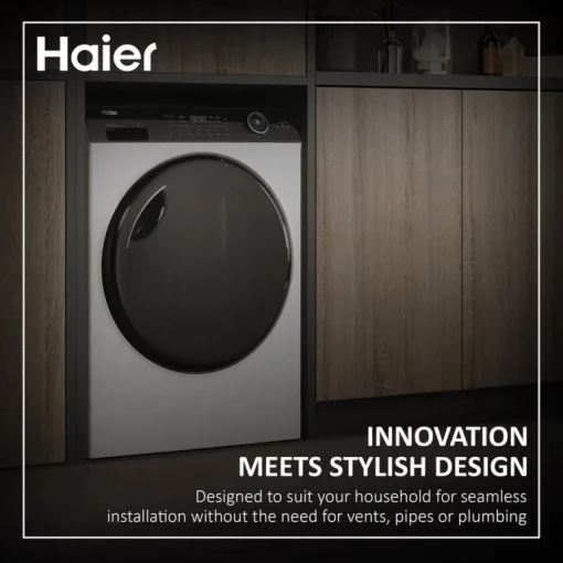 Haier HD90-A3959 9kg Heat Pump Tumble Dryer White CLEARANCE