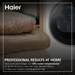 Haier HD90-A3959 9kg Heat Pump Tumble Dryer White CLEARANCE