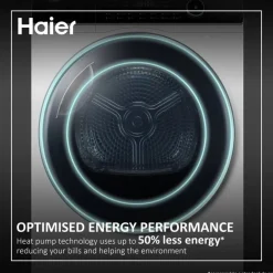 Haier HD90-A3959 9kg Heat Pump Tumble Dryer White CLEARANCE