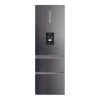 Haier HTW5618EWMP Frost Free Fridge Freezer Dark Inox