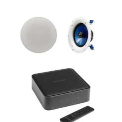 Harman Kardon Citation Amp with Yamaha NSIC800 In-Ceiling Speakers in White Pair Package