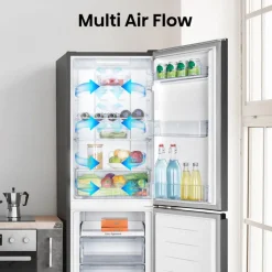 Hisense RB327N4BBE Frost Free Freestanding Fridge Freezer Black