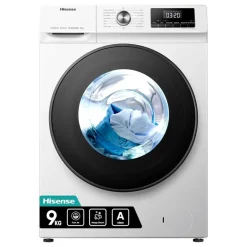 Hisense WFQA9014EVJM 9kg 1400 Spin Freestanding Front Load Washing Machine White
